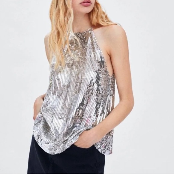 Zara Tops - Zara sequin top